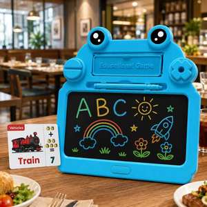 Tablette d'écriture LCD pour enfants <span class=keywords><strong>de</strong></span> 2 à 7 ans, tableau <span class=keywords><strong>de</strong></span> mots à reconnaître, jouet éducatif pour garçons et filles, bloc-notes parlant - Product Image 3