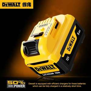 <span class=keywords><strong>DEWALT</strong></span> <span class=keywords><strong>12V</strong></span>バッテリー<span class=keywords><strong>MAX</strong></span> 5.0Ah充電式リチウムバッテリーDCB1104充電器付き電動工具用バッテリー長寿命 - Product Image 6