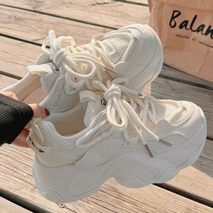 <span class=keywords><strong>Zapatillas</strong></span> Deportivas de Malla Transpirable para <span class=keywords><strong>Mujer</strong></span>, Novedad de Primavera y Otoño 2024, de Moda Casual para Correr con Suela Gruesa - Product Image 2