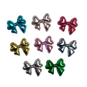Pingente de Corrente para Celular e Brincos de Contas com Laço de Balão, Plástico Eletrogalvanizado, Moderno, DIY, Furo Reto, Acessórios Coloridos - Product Image 5
