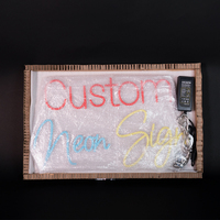 Enseignes Néon Personnalisées à LED RGB Dimmables pour Décoration Murale Chambre Mariage Anniversaire Bar Logo d'Entreprise Nom