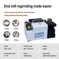 Affûteuse portable GD-313A pour fraises en carbure, machine de rectification facile à utiliser, vente directe usine, 3-13MM