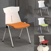 Chaise en métal confortable pour salle de réunion, salle de conférence, formation, bureau, salle d'attente