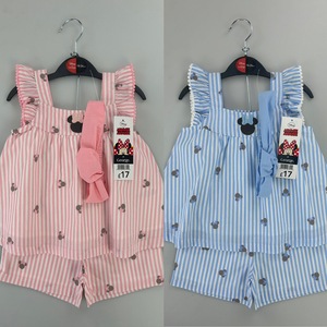 <span class=keywords><strong>Ensemble</strong></span> décontracté 3 pièces en soie de lait imprimé animalier George Woven <span class=keywords><strong>Minnie</strong></span> pour filles – Collection été - Product Image 4