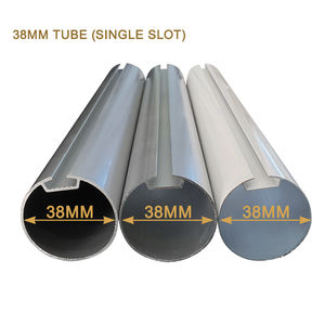 Profilé en aluminium 6063, tube de rideau, tube en aluminium de 38 mm pour composants de stores enrouleurs, <span class=keywords><strong>cassette</strong></span> de stores enrouleurs, vente en gros - Product Image 2