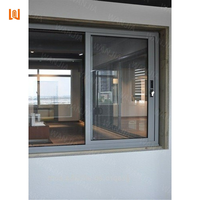 Fenêtres coulissantes en aluminium personnalisées de haute qualité pour usage résidentiel Design moderne à coupure thermique Verre à double vitrage en alliage d'aluminium