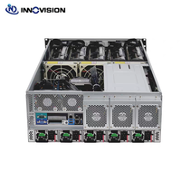 Caja de servidor OEM de inferencia de modelo grande de alta calidad 4U Rack AI Training 5 GPU Rendering Cloud Gaming Server Gpu Mining Rig