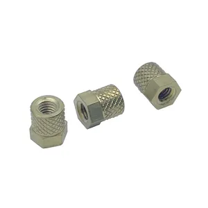 OEM High Quality Brass Bolts Nuts Screw Hex Brass Insert Nut for Heavy Industry