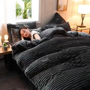 Ultra Soft Coral Quilt <strong>Set</strong> <strong>King</strong> Size Winter <strong>Bedding</strong> with Warmth Weighted <strong>Comfort</strong> Includes Sheet Pillowcase Duvet Cover - Product Image 3