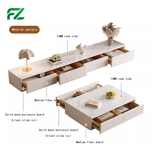 Mueble para TV de 100 cm con Diseño Moderno, Mueble para TV Único para Televisores de 100 Pulgadas en la Sala de Estar, Mueble para TV con Mesa de Centro - Product Image 6