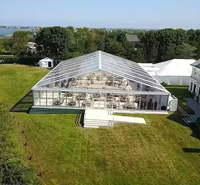 Carpa Transparente de Aluminio de 20m X 50m |   Carpa de Lujo para Banquetes de Boda al Aire Libre, con Capacidad para hasta 600 Invitados