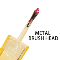 NUEVO Cepillo de metal Brillo de labios Mineral a base de hierbas Personalizado Haga su propia marca Nutritivo Hidratante Tamaño de viaje de larga duración