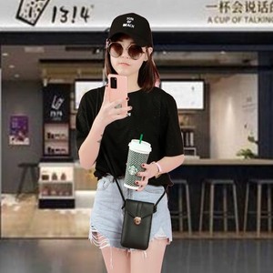 Transparent Crossbody Phone Bag For Iphone Mini Women Lock Closure Touch Screen Daily Use Spring 2022 - Product Image 3