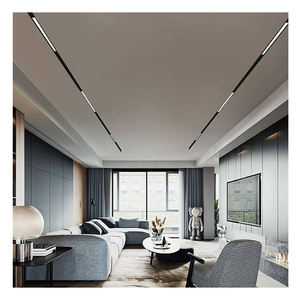 Système d'éclairage sur rail en aluminium industriel, LED 5000K lumière du jour, montage en surface, rail magnétique, dimmable, garantie 5 ans - Product Image 5