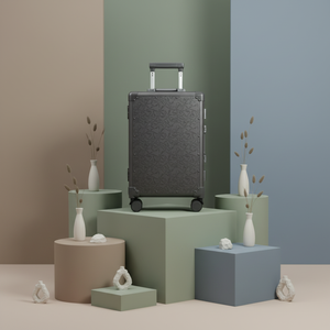 <span class=keywords><strong>Valise</strong></span> rigide en aluminium de luxe personnalisée et tendance avec roulettes pivotantes, serrure TSA, sans frais de moule pour les tailles non standard sur mesure - Product Image 4