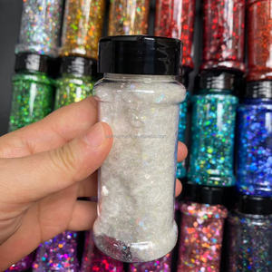 Botol Glitter Chameleon 2Oz, Warna Berubah Holografik, Campuran Glitter Chunky, Kemasan Glitter - Product Image 2