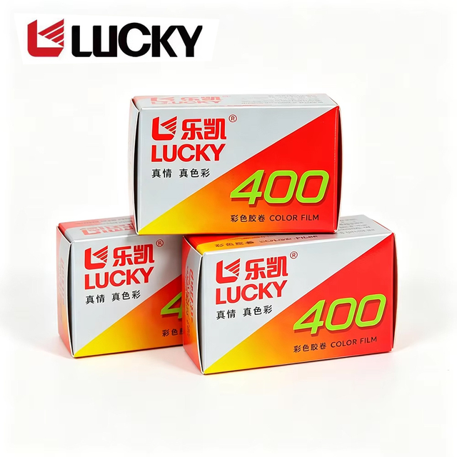 Wholesale Lucky C400 35mm 135 Color Negative Film ISO400 36 Exposure DX Coded Film Roll for Vintage Film Camera C41 Developing