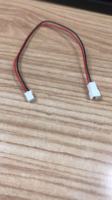 Aksesori Umum harnes kawat listrik JST XH 2.54 MM 2 Pin perempuan ke laki-laki konektor dengan kabel datar untuk kipas dan komputer