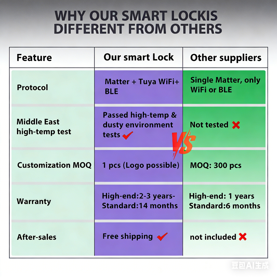 Smart Door Lock Zinc Alloy IP65 Waterproof Touch Keypad Password RFID ...