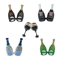 Lunettes de fête décoratives pour le Nouvel An 2026, style tendance, rose, avec diamants scintillants, lunettes de soleil pour fête
