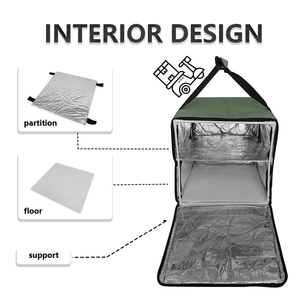 Mochila Térmica para Entrega de Pizza al por Mayor en China, Bolsa Refrigerante Aislada para Alimentos Calientes o Fríos - Product Image 5