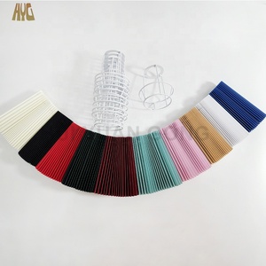 <span class=keywords><strong>Abat</strong></span>-<span class=keywords><strong>jour</strong></span> en <span class=keywords><strong>tissu</strong></span> <span class=keywords><strong>plissé</strong></span> de haute qualité Design moderne et minimaliste Montage amovible pour chambre à coucher Hôtel ou Restaurant Prix - Product Image 3