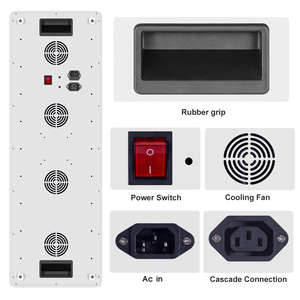 Panel de Terapia de Luz Roja LED Médica Personalizada <span class=keywords><strong>Saidi</strong></span> ML300, Luz Infrarroja de Alta Potencia, Múltiples Tamaños con Enchufe Estadounidense, Tipo de Pie - Product Image 4