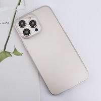 Coque de téléphone PC givrée bon marché pour iPhone 15 14 13 Pro max housse antichoc accessoires de téléphone portable style INS
