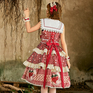 Tre burattini Lolita Dress For Women Black Nun Lace Flower Girl abito gotico Party Lolita Dress - Product Image 3