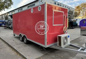 Prix d'usine Vente de camion de crème glacée Équipement Pizza Café Remorque Remorque de restauration Camion de nourriture pour hot-dogs à vendre aux États-Unis - Product Image 4