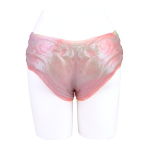 Wearable Hollow Realistic Strap on <b>Dildo</b> Cock Enlargement Silicone Pants with Penis Sleeve Male Masturbator Sex Toy - Product Image 4