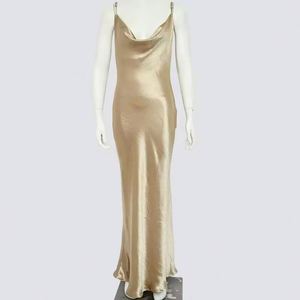 Vestidos <span class=keywords><strong>de</strong></span> Moda Baratos para Mujer, Vestido Sexy <span class=keywords><strong>de</strong></span> Satén con Tirantes y Espalda Descubierta para Discoteca, Vestidos <span class=keywords><strong>de</strong></span> Noche para Mujer - Product Image 6
