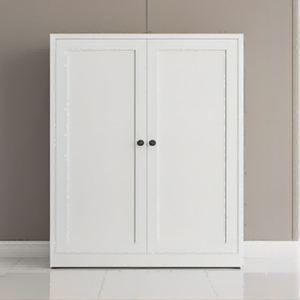 Estantería para Sala de Estar, Dormitorio u Oficina, Librería Moderna Blanca de Lujo Minimalista, Mueble Pequeño con Cristal Antipolvo - Product Image 2