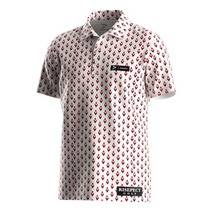 Camiseta de Verano de Manga Corta Sublimada de Fábrica, Camisetas para Niños, Camisetas de Golf con Botones de Manga Corta, Camiseta Polo - Product Image 1
