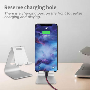 Máy Tính Bảng Điện Thoại Di Động Chủ Giường Máy Tính Để Bàn Có Thể Điều Chỉnh Mobil Đứng Phổ Xách Tay Mini Nhôm Có Thể Gập Lại Kim Loại Thông Minh Điện Thoại Di Động - Product Image 4