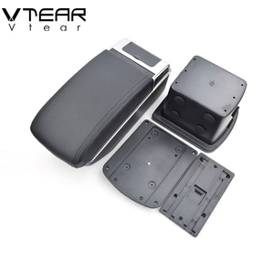 Vtear para <span class=keywords><strong>Hyundai</strong></span> <span class=keywords><strong>I30</strong></span> Reposabrazos de la interfaz USB de la caja de almacenamiento hilo rojo coche-estilo <span class=keywords><strong>interior</strong></span> ABS brazo resto Accesorios parte - Product Image 4