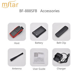 Baofeng BF-888S Walkie Talkie anak-anak, Headset Radio dua arah <span class=keywords><strong>UHF</strong></span>/<span class=keywords><strong>VHF</strong></span> genggam jangkauan panjang - Product Image 4