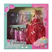 Ensemble de poupées de mode pour jeu de rôle, ensemble de poupées princesse de 11 pouces, ensemble de poupées à habiller pour filles