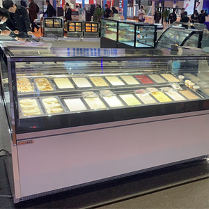 Thương Mại <span class=keywords><strong>Ice</strong></span> <span class=keywords><strong>Cream</strong></span> <span class=keywords><strong>Showcase</strong></span> Hiển Thị Tủ Đông Hiển Thị Cooler Thép Không Gỉ Thương Hiệu Máy Nén Gelato Tủ Lạnh - Product Image 3