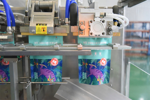 Hoàn Toàn Tự Động CE Cấp Giấy Chứng Nhận Ngang Premade Spout Pouch <span class=keywords><strong>Juice</strong></span> Lỏng Máy Chiết Rót - Product Image 6