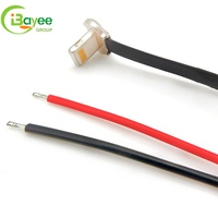 Connecteur Lightning 2P à 90 degrés personnalisable avec IC, câble de charge plat flexible ultra-fin pour équipement de numérisation