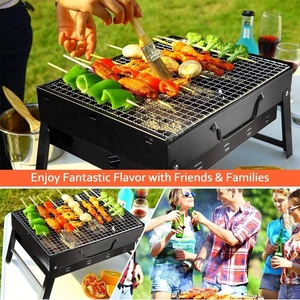 Portable Stainless Steel Folding BBQ Grill <strong>for</strong> Outdoor <strong>Camping</strong> 3-5 People Easy to Take <strong>Barbecue</strong> Grill - Product Image 5