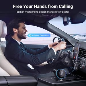 Adaptador <span class=keywords><strong>Bluetooth</strong></span> UGREEN 5.4 Aux, Adaptador <span class=keywords><strong>Bluetooth</strong></span> para Auto con Cancelación <span class=keywords><strong>de</strong></span> Ruido <span class=keywords><strong>de</strong></span> 3.5mm AUX, <span class=keywords><strong>Receptor</strong></span> <span class=keywords><strong>de</strong></span> <span class=keywords><strong>Audio</strong></span> Inalámbrico - Product Image 5
