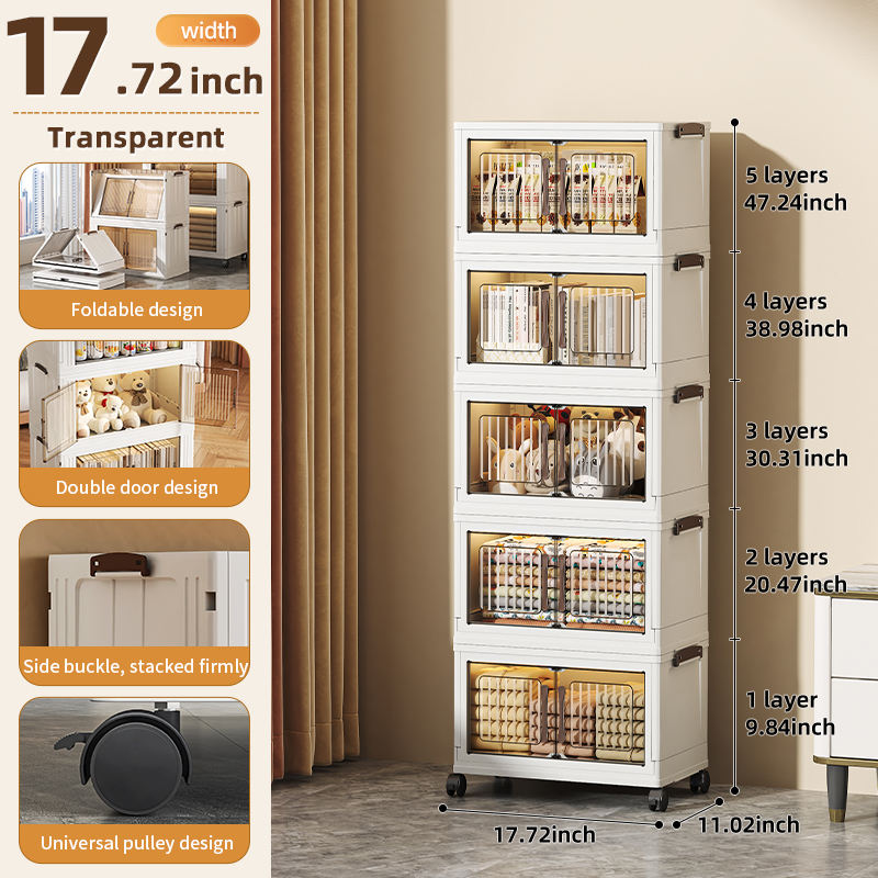 Transparente 45cm-Plegable