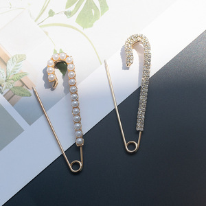 Nouveau Style luxe cristal broche chandail sécurité grandes broches broche juive religieuse broches - Product Image 4