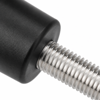 Pernos Amortiguadores Anticolisión de Acero Inoxidable con Recubrimiento de PU Negro, Resistentes al Desgaste, Modelo AAB M3-M16