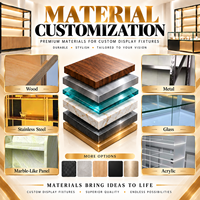 Vitrine numérique pour magasin, présentoir de vente au détail, vitrine de magasin, présentoir personnalisé pour accessoires mobiles, vitrine d'affichage numérique pour téléphones portables