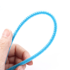 Foska multiusos 12 pulgadas * 6mm suministros para manualidades DIY hecho a mano niños usan limpiadores de tuberías de tallos de chenilla para estudiantes <span class=keywords><strong>cursos</strong></span> de bricolaje - Product Image 4