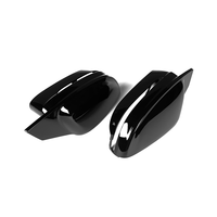 Coques de rétroviseurs style M4 noir brillant, 4 pièces, compatibles avec BMW M3 G80 M4 G82 G83 LHD, remplacement en ABS