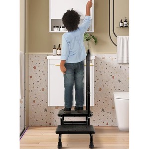 <b>Bamboo</b> Learning Tower for Toddlers Kids Step <b>Stool</b> Kitchen Helper <b>Stool</b> for Kids - Product Image 6